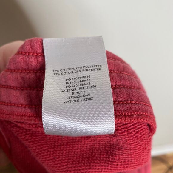 AIRITZIA TNA Faded Red Airy Fleece Mid-Thigh Shorts Size Large - Picture 4 of 7